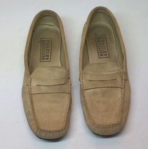 Coakley Rawhide Suede Penny Loafer Tan EU 37